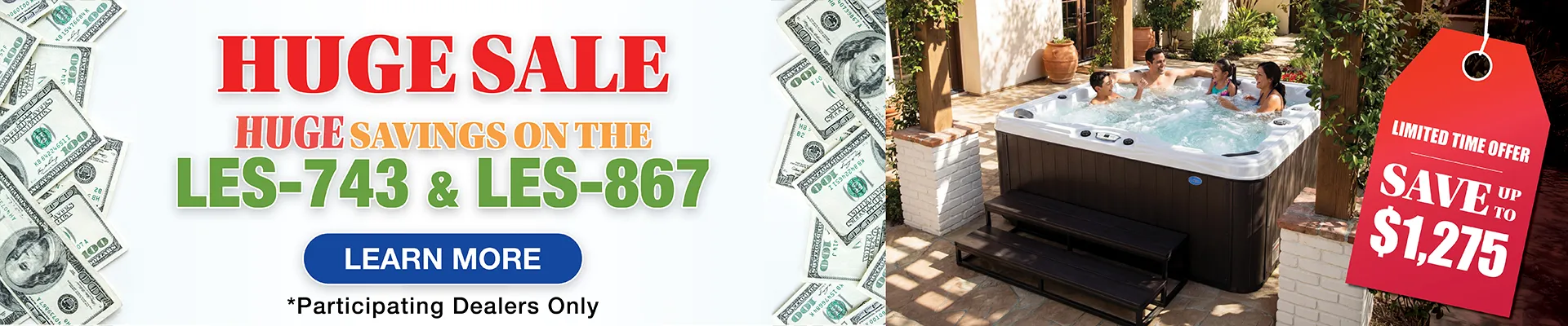 Calspas hot tub being used in a family setting - Kissimmee