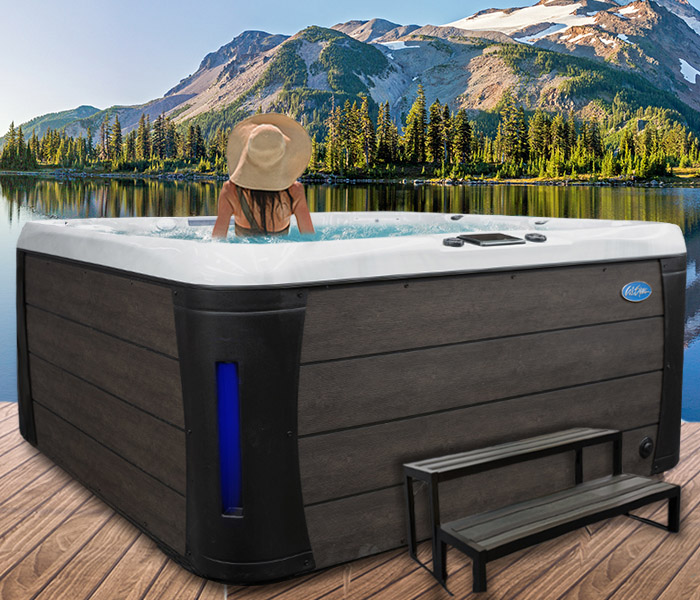Calspas hot tub being used in a family setting - hot tubs spas for sale Kissimmee